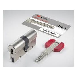 Cilindro Cisa RS3 S 40/60 con 5 chiavi mis mm 40-60
