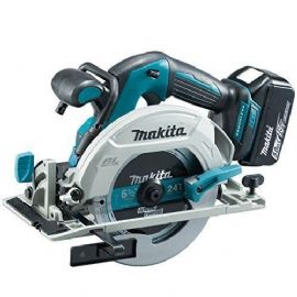 SEGA CIRCOLARE MAKITA  DHS680RTJ da 57mm 18 con 2 BATTERIE 18 V/5,0A  E VALIGETTA