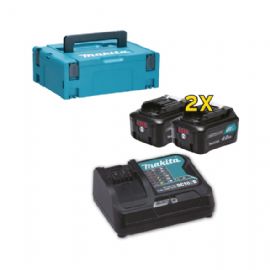 KIT ENERGY 197641-2 Fornito con 2 batterie 12Vmax 4,0Ah (BL1041B), caricabatterie DC10SB, valigetta MAKPA