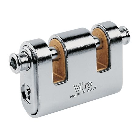 LUCCHETTO ANTISCASSO CORAZZATO 2 LUCE PANZER VIRO