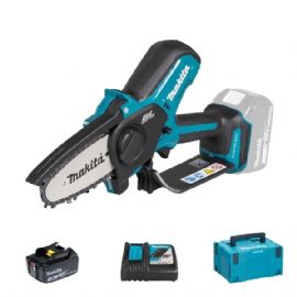 Potatore a catena 18v  makita DUC101RF1J con  batteria 18 volts e caricabatteria