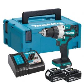Trapano avvitatore Makita con percussione LXT DHP489RTJ