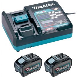 kit batteria Makita 1911V6-0 40v (2x5.0 Ah + caricabatterie ) 